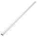 An 18" silver metal rod with a white background.