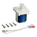 A Fetco large brew valve replacement kit with a blue and white water pump and screws.