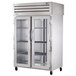 A True Spec Series pass-through refrigerator with glass doors.