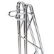 A pair of metal Advance Tabco wall mounting brackets.
