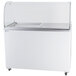 Excellence EDC-8C 48 inch Curved Glass Ice Cream Dipping Cabinet