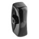 A close-up of a black plastic Garland range knob.