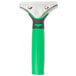 A green and black Unger ErgoTec XL squeegee handle.