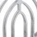 An aluminum Hobart flat beater with arches on it.