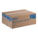 A cardboard box containing 12 rolls of Lavex Natural Kraft Hardwound Paper Towels, each roll 350 feet long.
