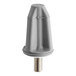 A gray metal Robot Coupe Plate Locking Nut with a screw.