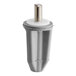 A silver metal Robot Coupe plate locking nut.