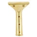 A close-up of a gold metal Unger GoldenClip brass squeegee handle.