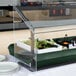 A Carlisle tabletop buffet bar with a salad bar inside.