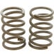 A pair of metal springs.