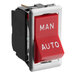 A red rocker switch labeled 'MAN' and 'AUTO' with a metal frame, used for Blodgett equipment.