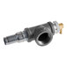 A Cleveland Gemini 10 gas valve with a brass handle and nozzle on a metal pipe.