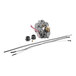 A natural gas valve combo kit with wiring and fittings for American Range appliances.