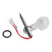 A white plastic Hobart probe switch with red wires.