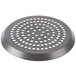 An American Metalcraft 10" circular metal pizza pan with holes.