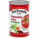 A bottle of Dei Fratelli Prima Qualita Vegetable Juice on a white background.