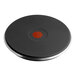 A black circular US Range sealed element with a red circle inside.