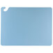 a blue wall with a white corner