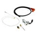 A Blodgett 56464 pilot burner LP kit with various components including wires, connectors, and a burner assembly.