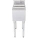 An Eagle Group stainless steel underbar ice chest.
