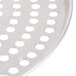 An American Metalcraft aluminum pizza pan with holes in it.