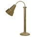 Hanson Heat Lamps SLM/100/ST TXT BRSS Textured Brass Flexible Single Bulb Freestanding Heat Lamp
