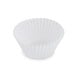 White Fluted Baking Cup 2 inch x 1 1/2 inch - 10000/Case