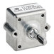 A small metal Alto-Shaam thermostat with a knob on it.