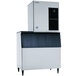 A white rectangular Hoshizaki air cooled ice machine with black vents.