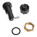 A Lincoln 369012 fuse holder assembly with multiple components including a threaded holder, cap, washer, and hex nut.