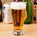 a close up of a can of beer