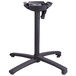 Grosfillex USX15017 X1 100 Black Tilt Top Aluminum Outdoor Table Base