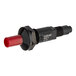 An American Range ignitor kit with a red plastic plug on a black electrical device.