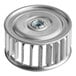 A close-up of a Henny Penny blower wheel with a nut on it.