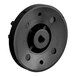 A black US Range dial with small holes in it.