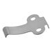 A stainless steel Hobart latch bowl spring with two holes.