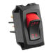 An electrical on/off rocker switch with a black and red design, labeled for use with Vitamix equipment.