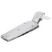 A silver chrome Component Hardware flange with screws.