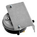 An air pressure switch assembly with a metal mounting bracket.