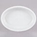 A white oval Hall China baker dish.