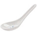 Thunder Group 7003BB Blue Bamboo .75 oz. Melamine Won Ton Soup Spoon - 60/Pack
