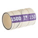A Hobart tube with white and purple tape around it.