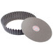 A Gobel fluted deep tart pan with a removable bottom.