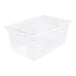 a clear plastic container with a clear lid