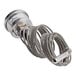 A stainless steel metal coil hose for a Hobart Thermometer Wash.