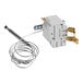 A white Metro RPC13-113 thermostat with a wire.
