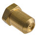 A brass US Range small orifice with a nut on it.