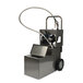 MirOil MOD 0800 85 lb. Fryer Oil Electric Filter Machine and Discard Trolley - Drain Valve 120V
