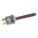 A copper pressure switch with a metal handle.
