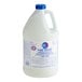 A one-gallon jug of Pure Bright germicidal ultra bleach with a blue cap.